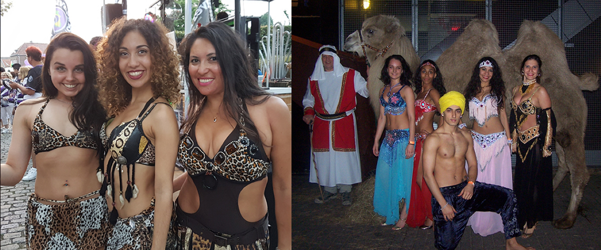 Arabische buikdanseres